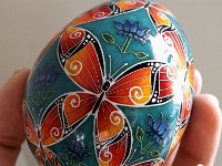 Butterflies II Ukrainian Easter Egg Pysanky By So Jeo : pysanky butterfly butterflies pysanka Ukrainian Easter Egg batik art butterflies